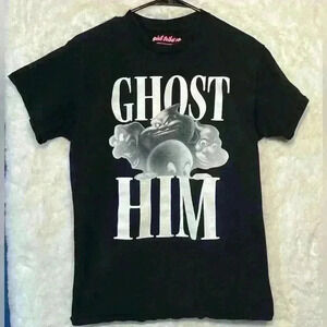 Casper The Friendly Ghost Halloween Ghost Him T-Shirt Black White Haunted House